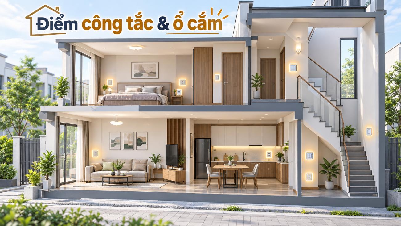 Điểm công tắc & ổ cắm